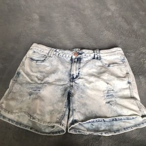 Light Washed Shorts